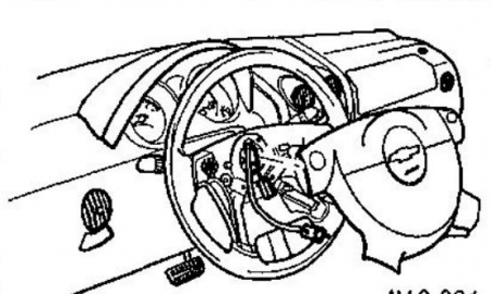 Снятие и установка рулевой колонки Шевроле Авео