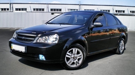 Тюнинг черной Chevrolet Lacetti SX