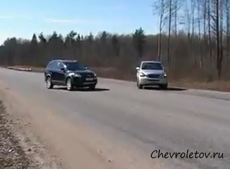 Драг-тест Chevrolet Captiva и KIA Sorento